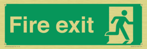 Final fire exit
